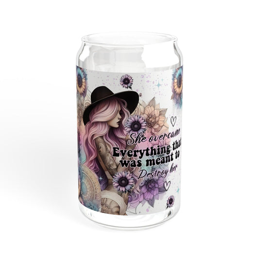 Customized Beautiful sipper glass prefect for a gift