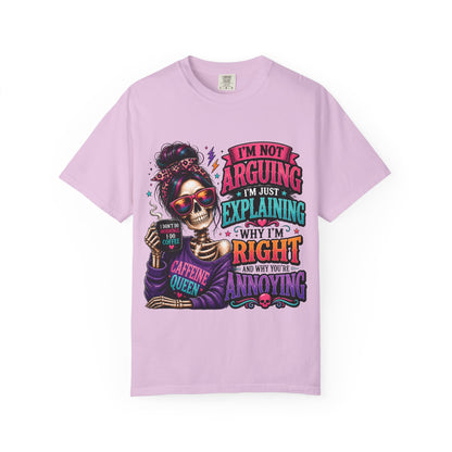 Customized Caffeine queen T-shirt