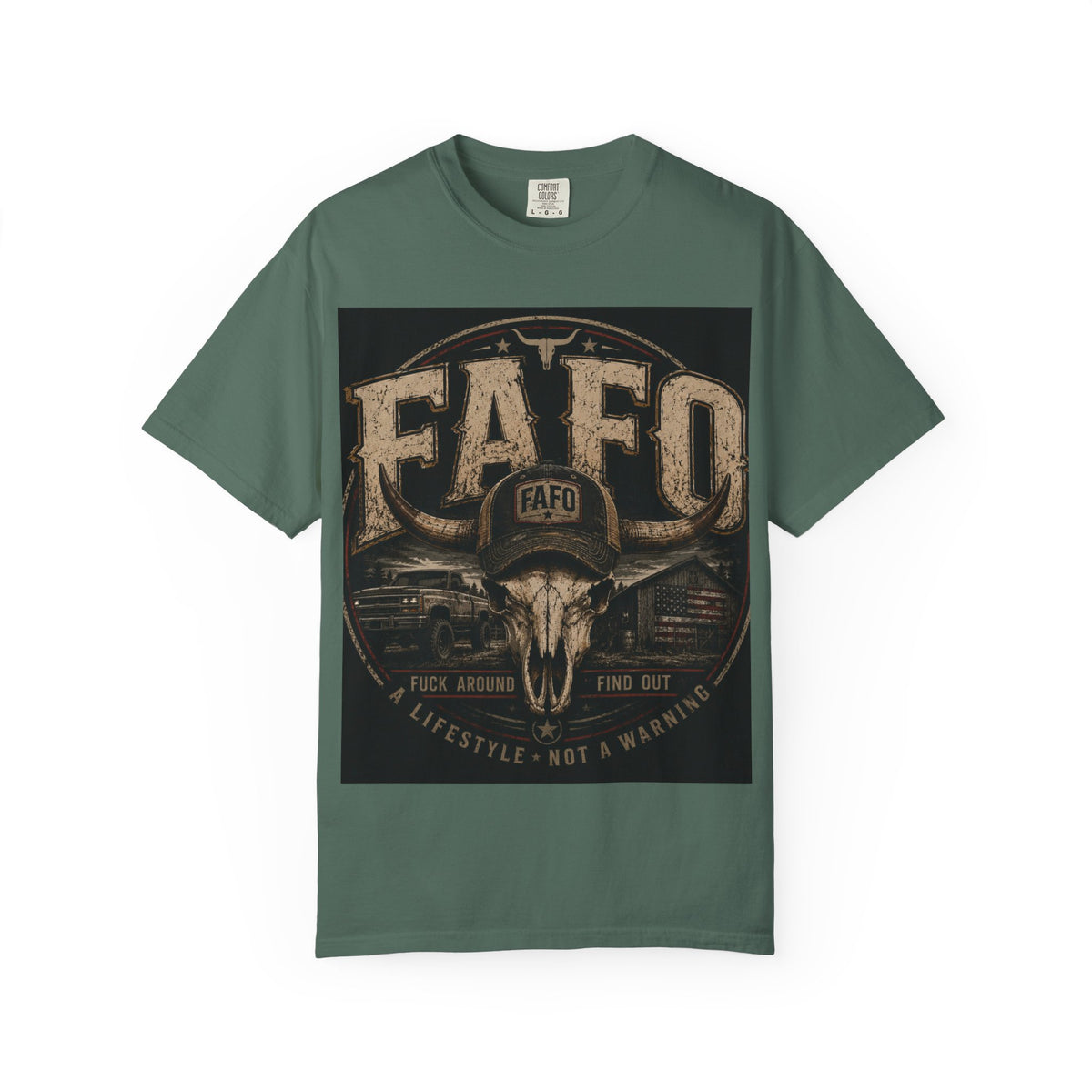A Customized Fafo t-shirt