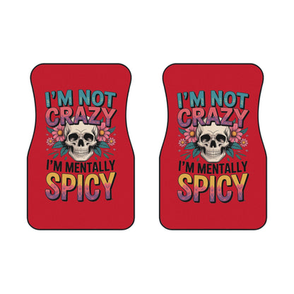 Im not crazy Car Mats (2x Front)