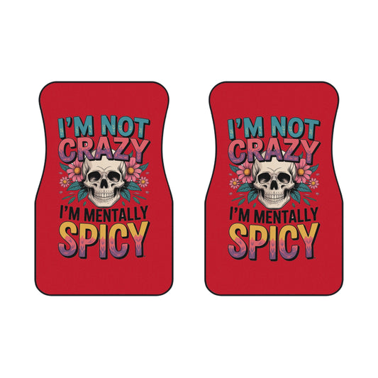 Im not crazy Car Mats (2x Front)