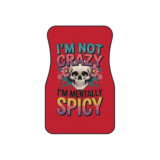 Im not crazy Car Mats (2x Front)