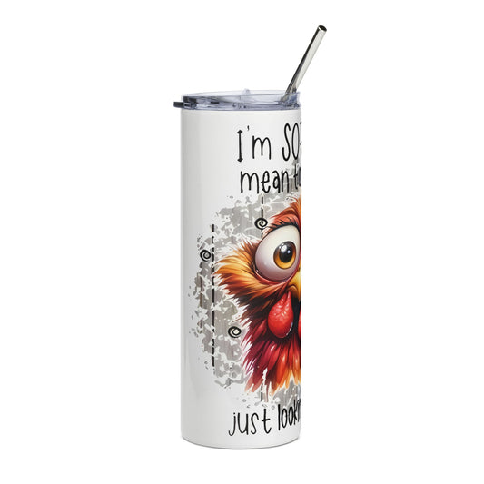 A Customized Stainless Steel rooster Tumbler