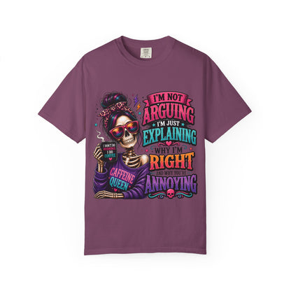 Customized Caffeine queen T-shirt