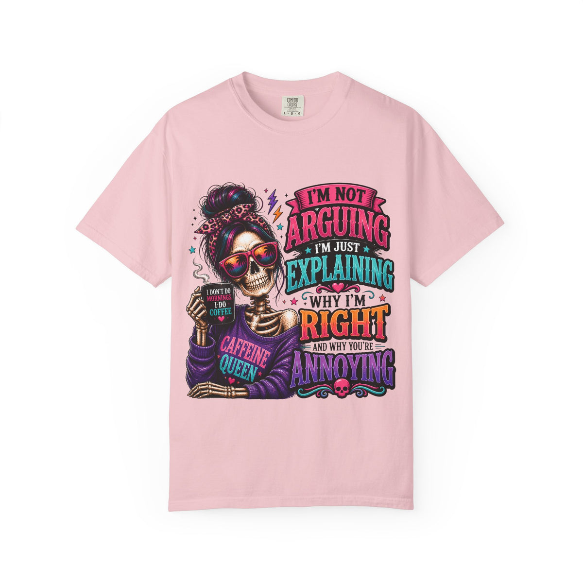Customized Caffeine queen T-shirt