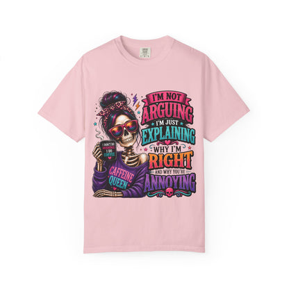 Customized Caffeine queen T-shirt