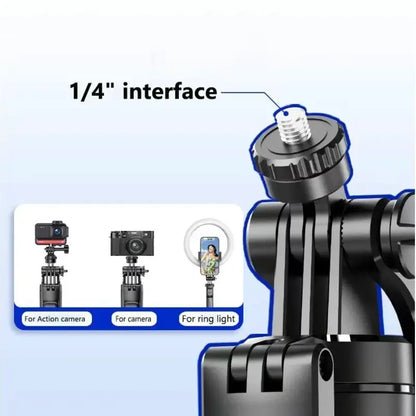 Adjustable Camera Tripod with Bluetooth Remote