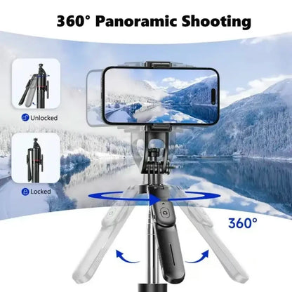 Adjustable Camera Tripod with Bluetooth Remote