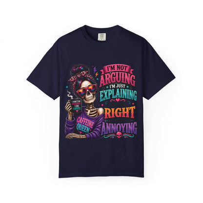 Customized Caffeine queen T-shirt