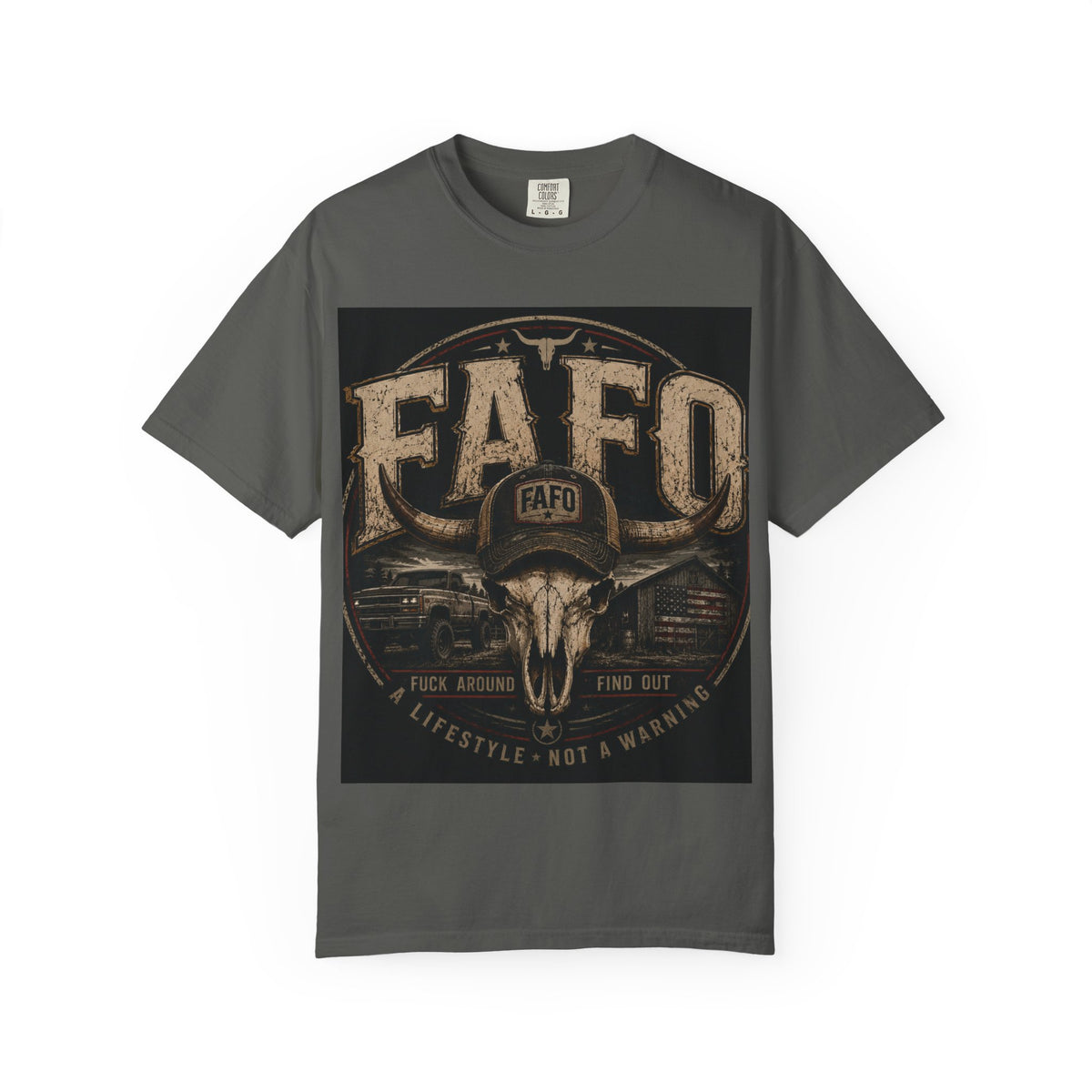 A Customized Fafo t-shirt