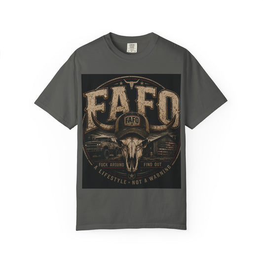 A Customized Fafo t-shirt