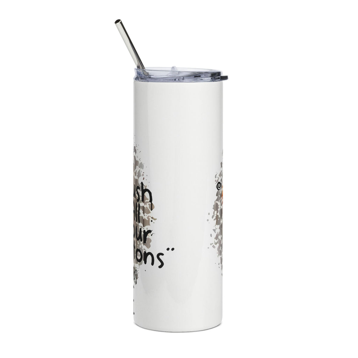 A Customized Stainless Steel rooster Tumbler
