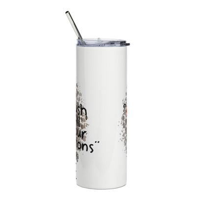 A Customized Stainless Steel rooster Tumbler