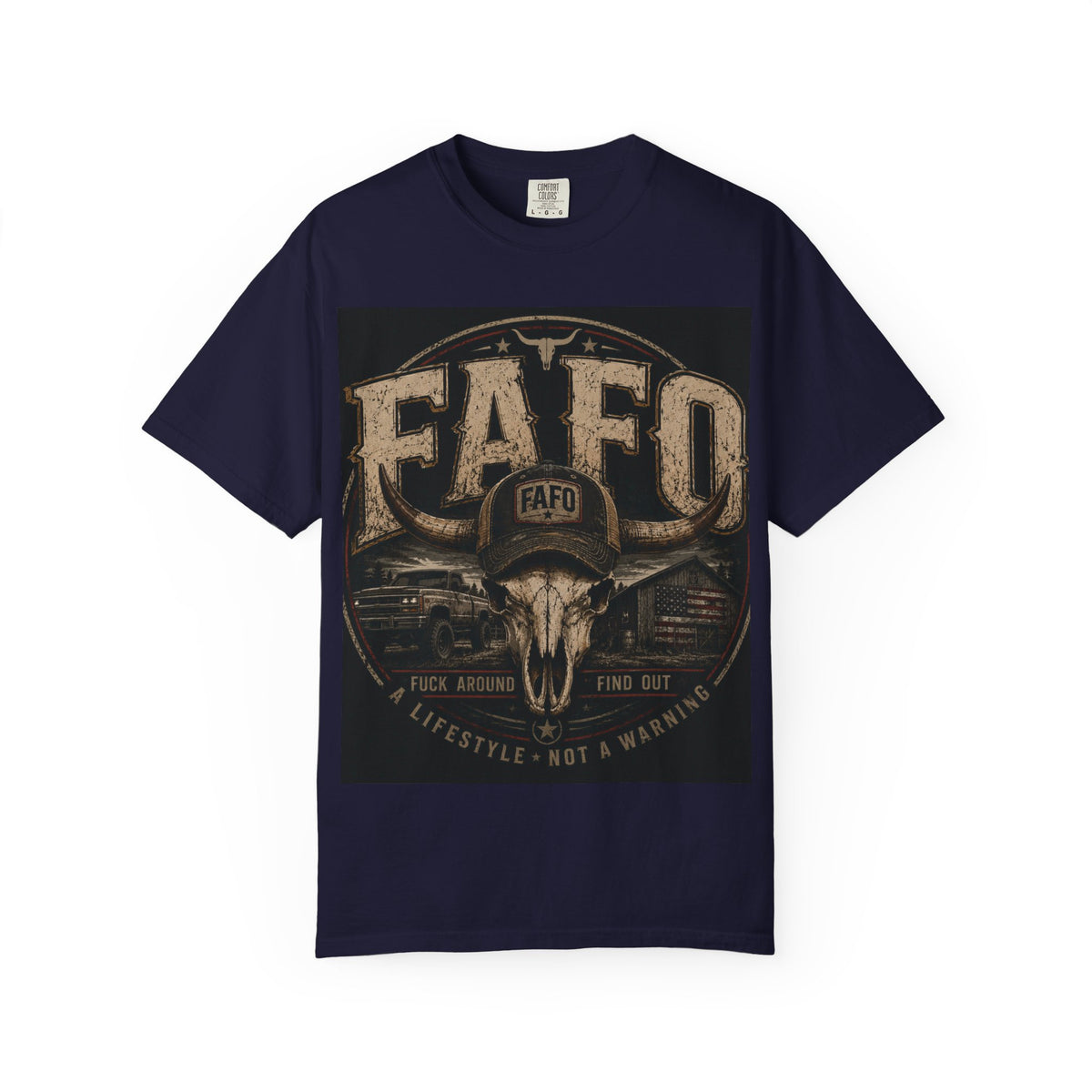 A Customized Fafo t-shirt