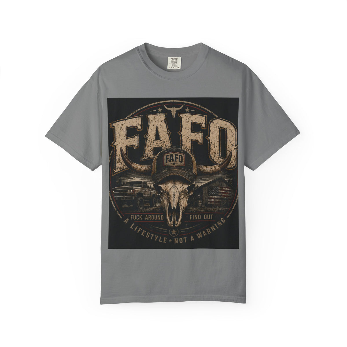 A Customized Fafo t-shirt
