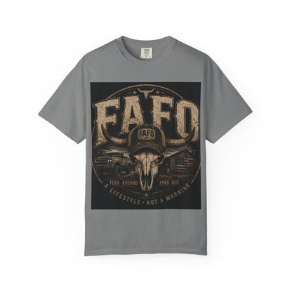 A Customized Fafo t-shirt