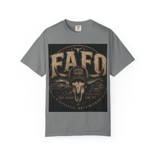 A Customized Fafo t-shirt