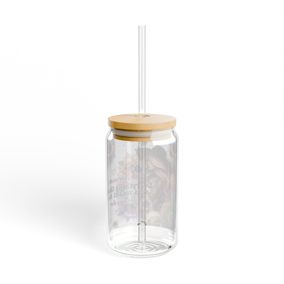 Customized Beautiful sipper glass prefect for a gift