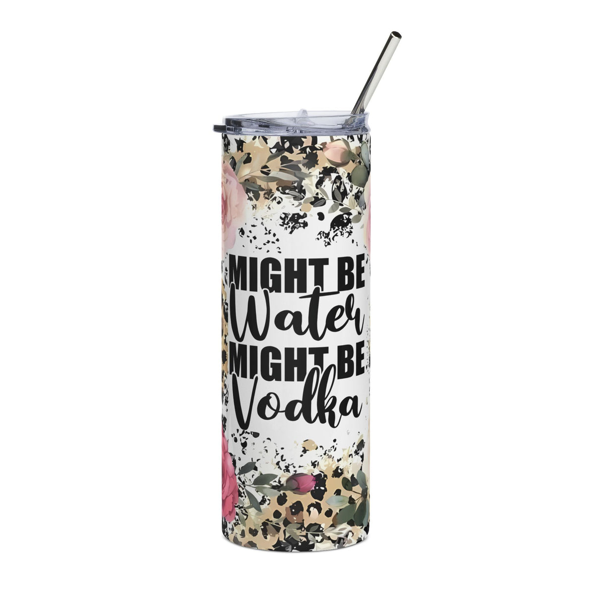A Customized Water or vodka tumbler