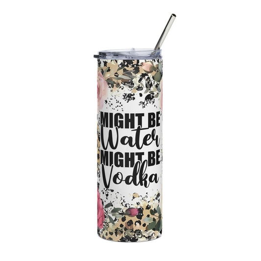 A Customized Water or vodka tumbler