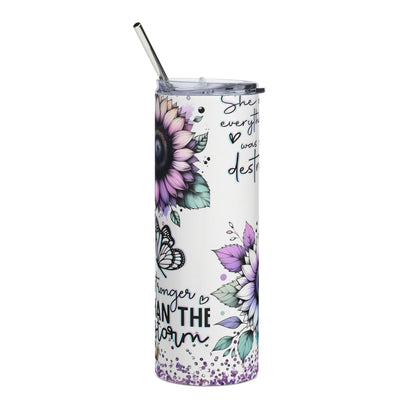 A Customized Cute cow Tumbler, 20oz