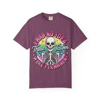 I had no ideas saying T-shirt