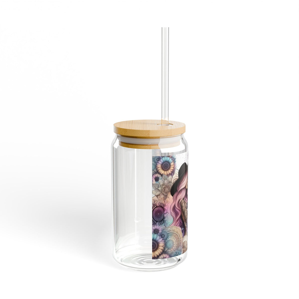 Customized Beautiful sipper glass prefect for a gift