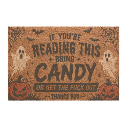 Customized Funny Halloween doormat