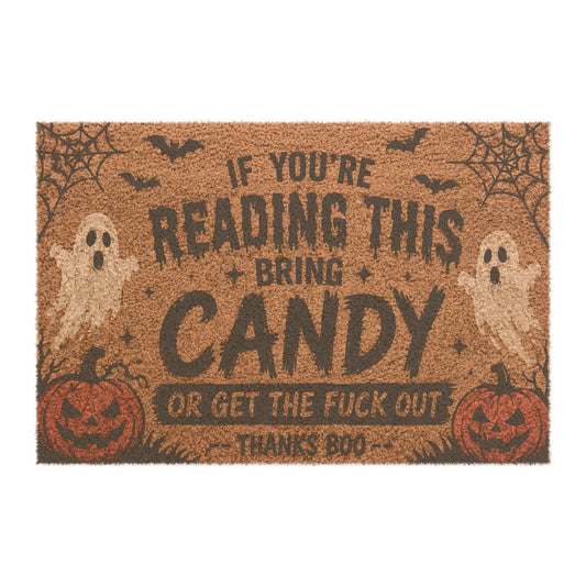 Customized Funny Halloween doormat