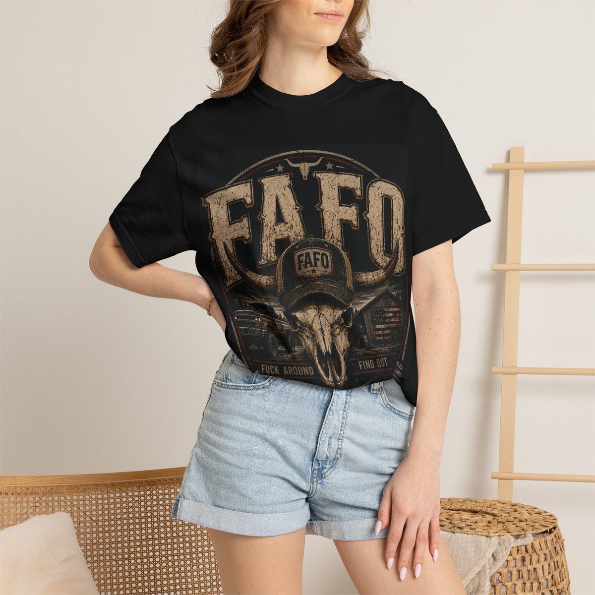 A Customized Fafo t-shirt